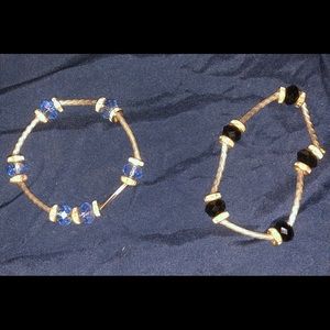 Blue and Black Bracelet
